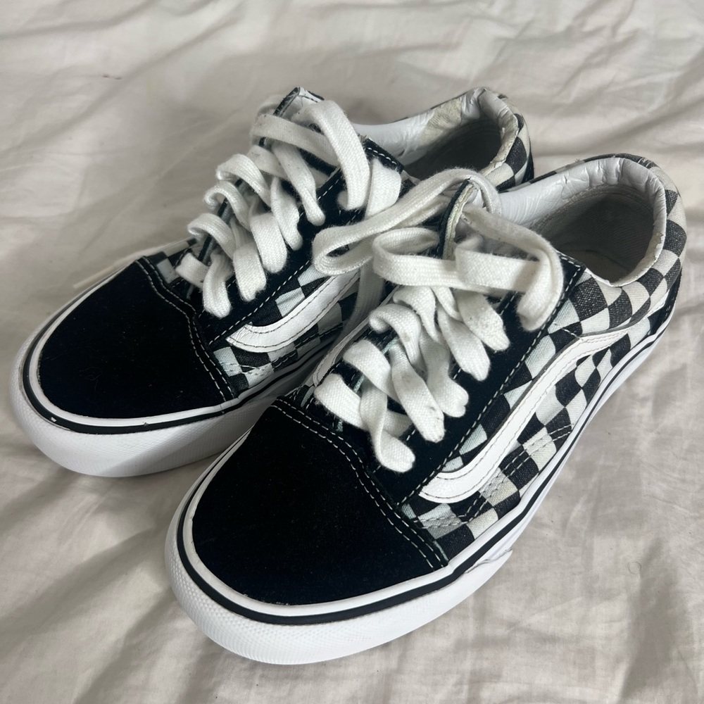 Vans Old Skool Platform Checkerboard